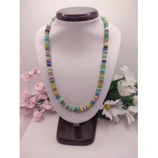 Mixed Gemstone Blue/Green Collection Necklace